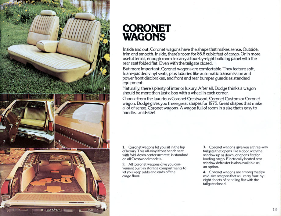 1975 Dodge International Brochure Page 8